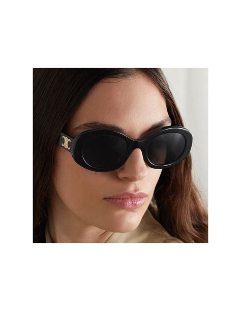 Celine Triomphe CL40194U Oval Sunglasses .